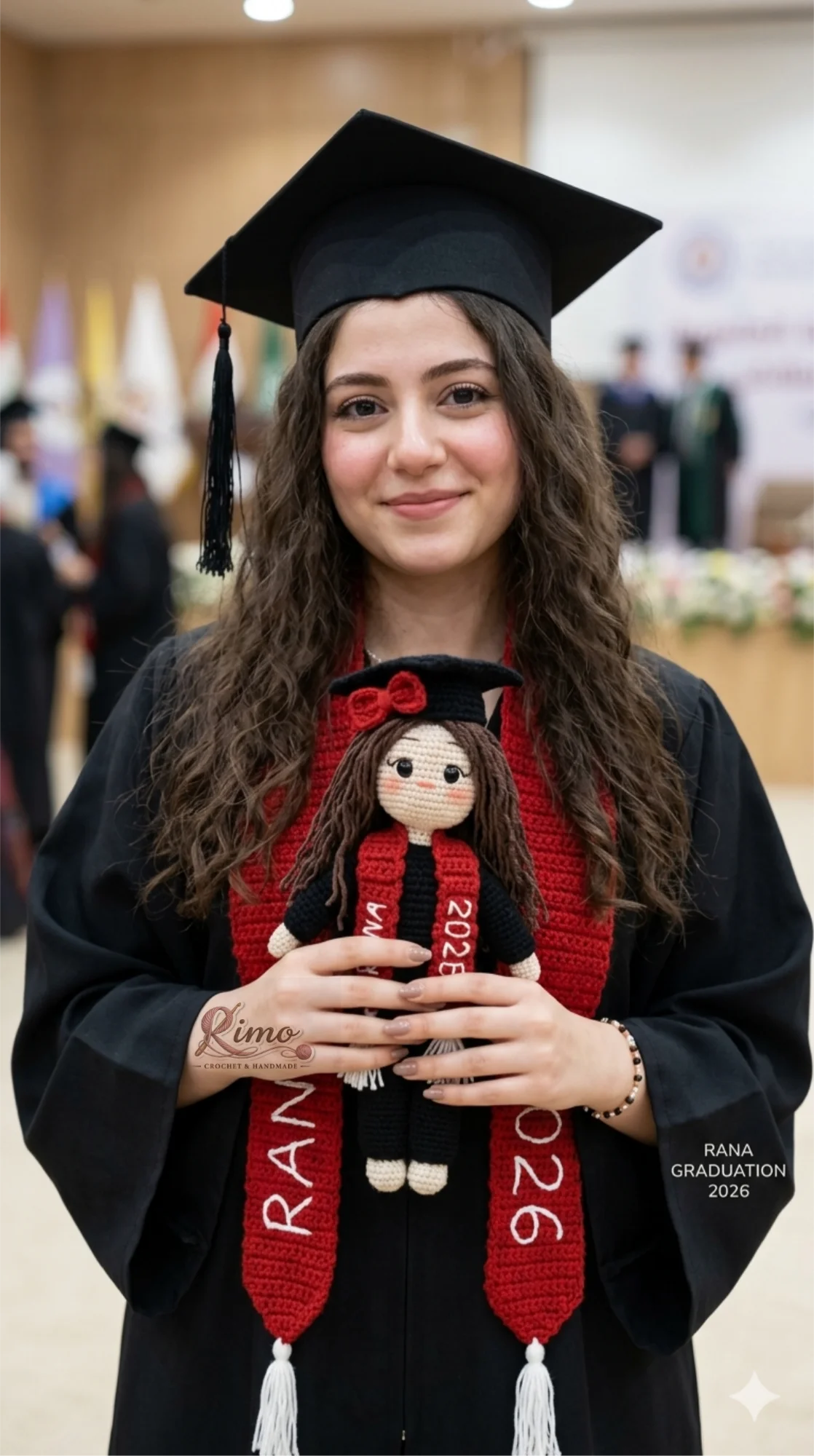 Rana دميه التخرج ل 2026 المشابه لصحبتها 