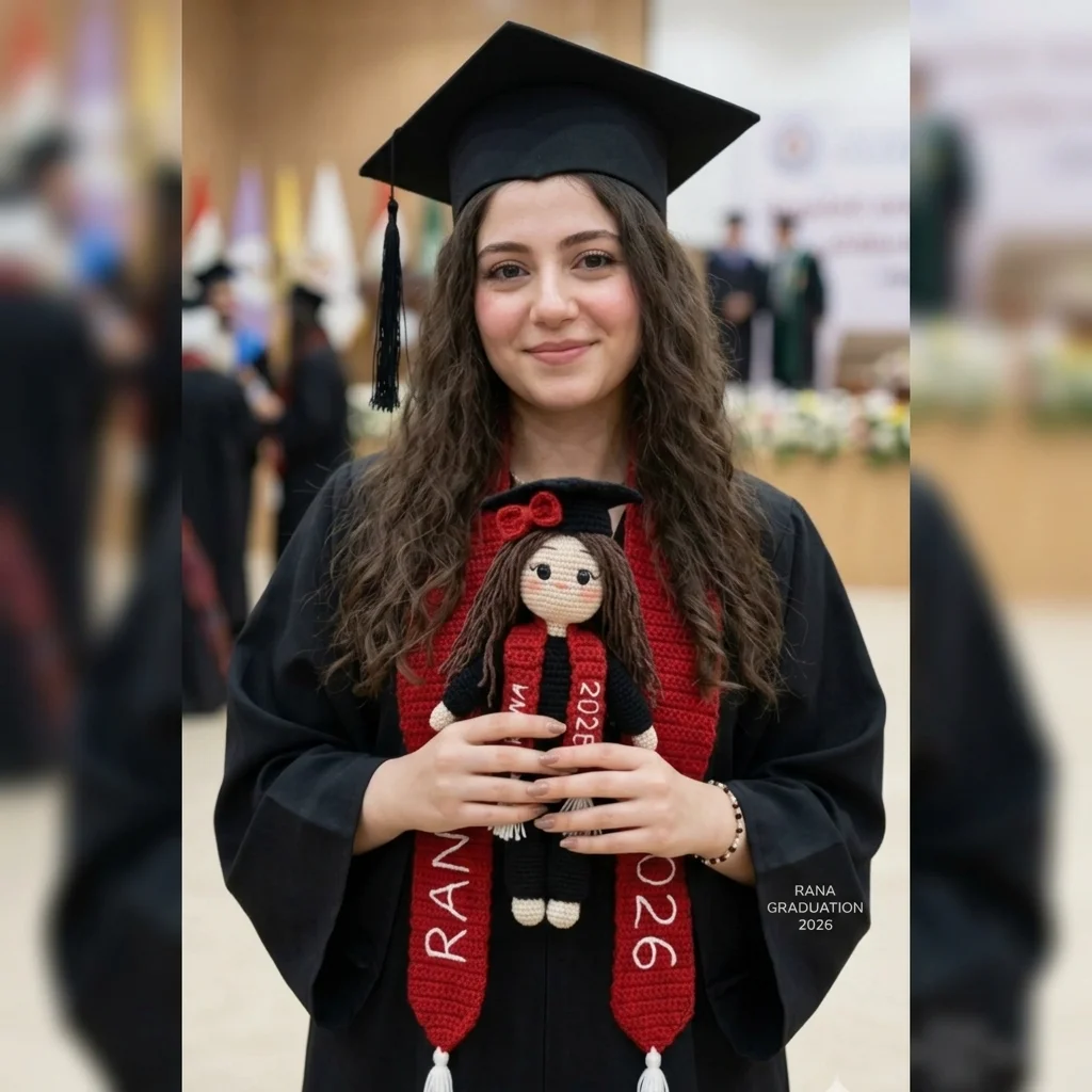 Rana دميه التخرج ل 2026 المشابه لصحبتها